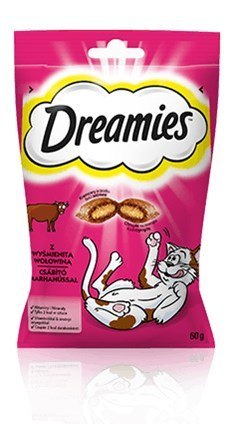 DREAMIES z wołowiną - przysmak dla kota - 60g