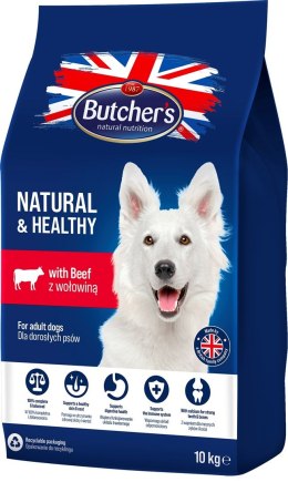 Butcher's Natural&Healthy z wołowiną - sucha karma dla psa - 10 kg