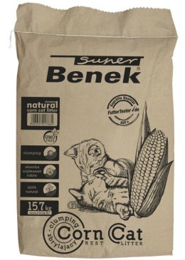 CERTECH Super Benek Corn Cat - żwirek kukurydziany zbrylający - 14l