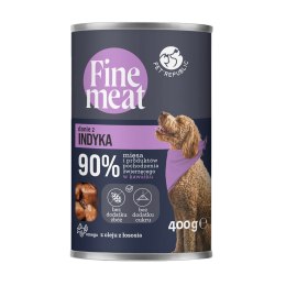 FINE MEAT Danie z indyka dla psa 400 g
