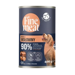 FINE MEAT Danie z wołowiny dla psa 400 g