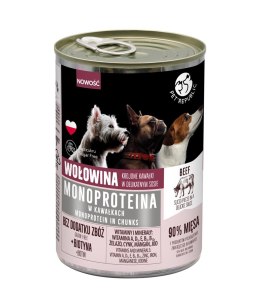 PetRepublic MONOPROTEINA dla psa wołowina sos 400 g