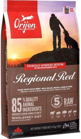 ORIJEN Regional Red - sucha karma dla psa - 11,4kg