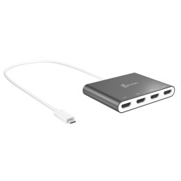 USB-C TO 4 PORT HDMI MULTI/MONITOR ADAPTER