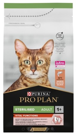PURINA PRO PLAN STERILISED OPTIRENAL with salmon - sucha karma dla kotów sterylizowanych z problemami urologicznymi - 1,5kg