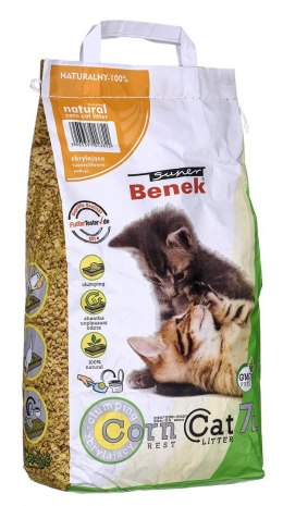 CERTECH Super Benek Corn Cat - żwirek kukurydziany zbrylający - 25l