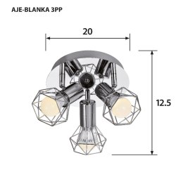 Plafon Activejet AJE-BLANKA 3PP (120 W; E14 x 3)